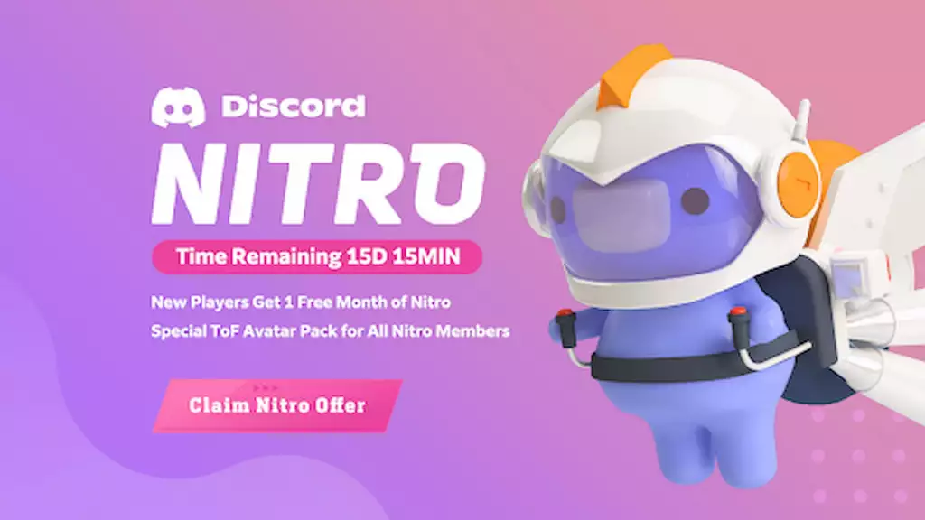 Kostenloser Discord Nitro für Tower of Fantasy-Spieler