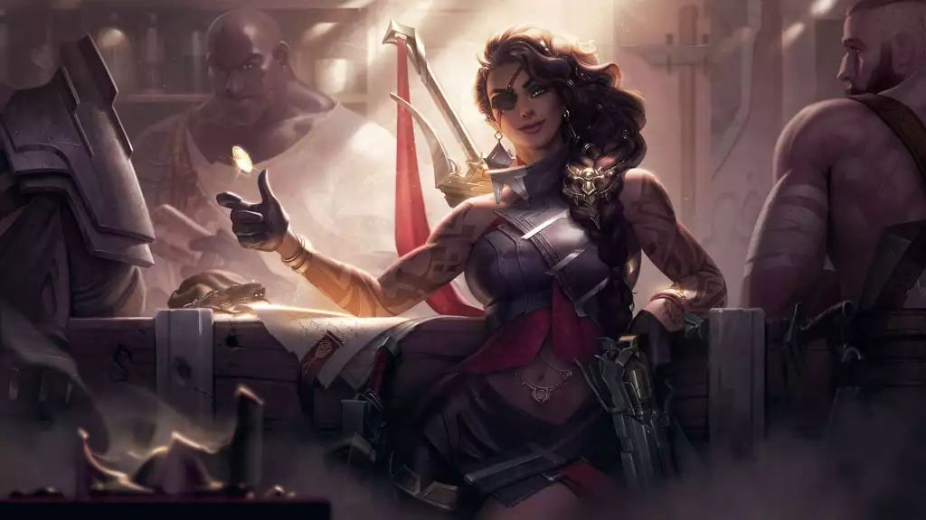 Samira, die Wüstenrose in League of Legends: Wild Rift.