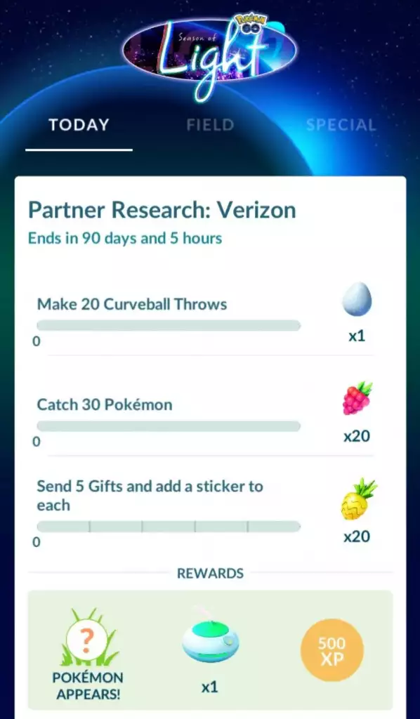 Pokémon Go Events Guide Verizon Partner Research Event Aufgaben Teil 1