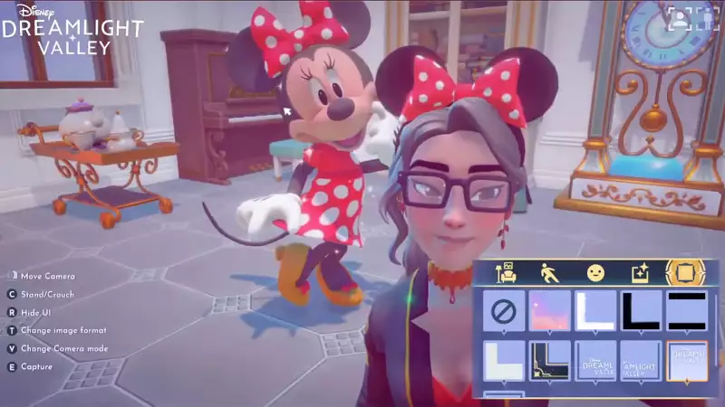 Disney Dreamlight Valley Free Avatar Creator Verwendung Nach dem Selfie-Port zum Spiel