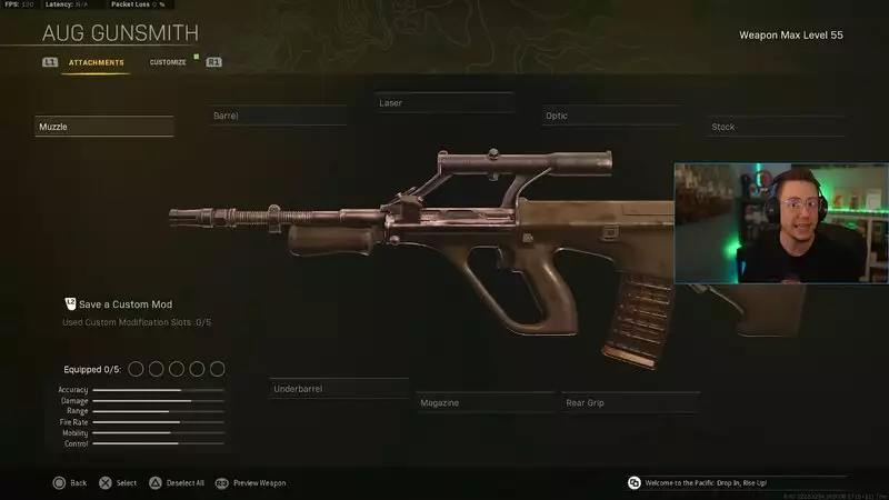 Top-Meta-Waffen für jede Klasse in Warzone Pacific Season 5 AUG Tactical Rifle