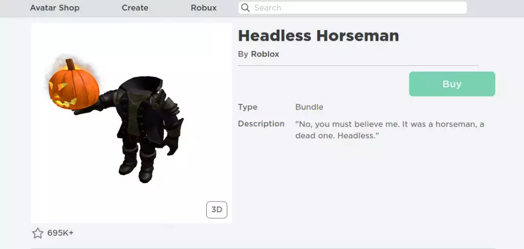 Headless Horseman Roblox Erscheinungsdatum, Kosten, wie man es bekommt