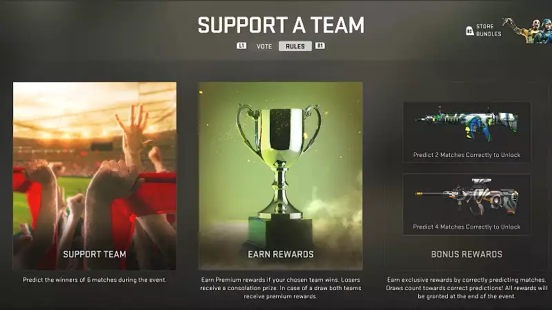 Spielanleitung Unterstütze ein Team in Modern Warfare 2 und Warzone 2 Rewards