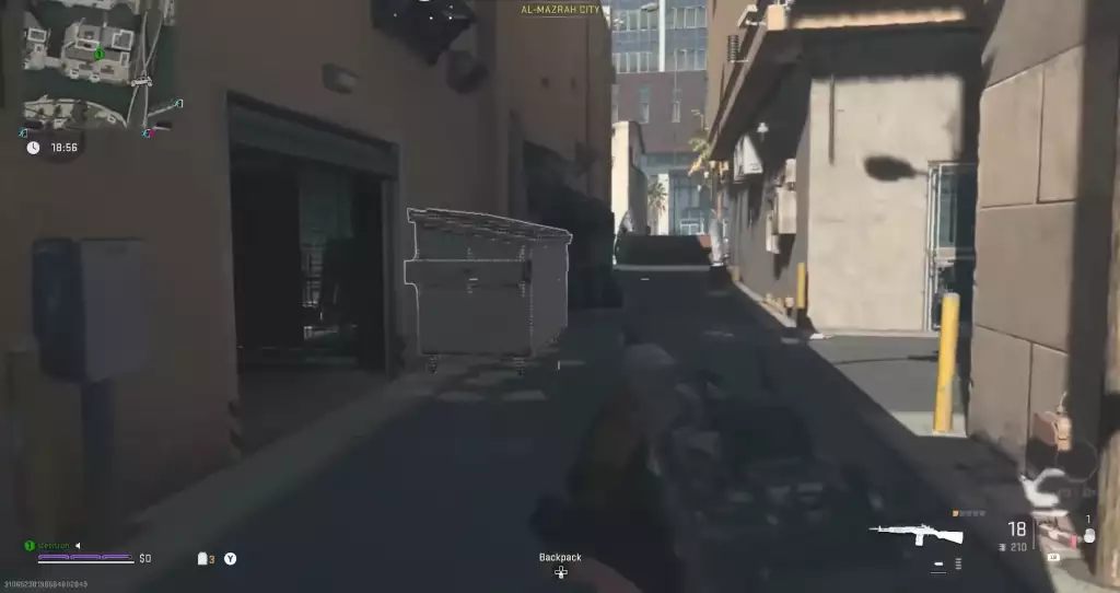 Dumpster Dead Drop in Al Mazrah City in MW2 und Warzone 2