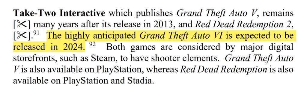 Microsoft gibt bekannt, dass GTA VI voraussichtlich 2024 veröffentlicht wird.