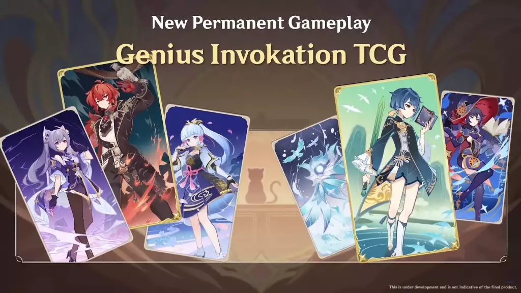 Genshin Impact Guide Genius Invokation Mode Reveal Ankündigung 3.1 Sonderprogramm