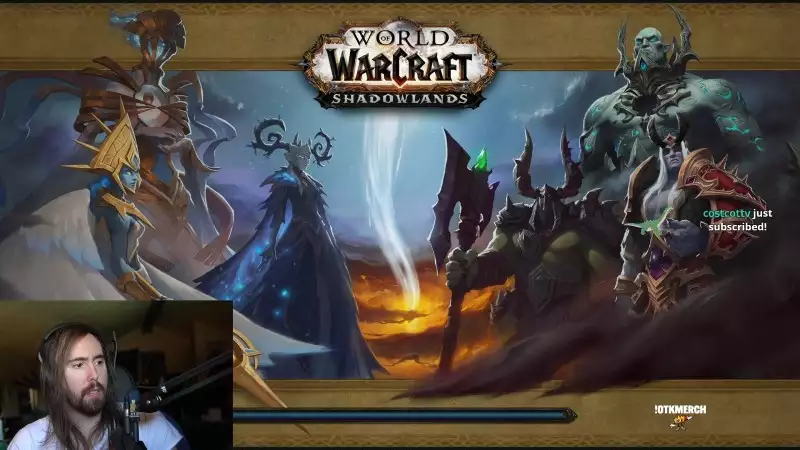 Twitch Streamer Asmongold schockiert entdecken Account World of Warcraft-Kategorie