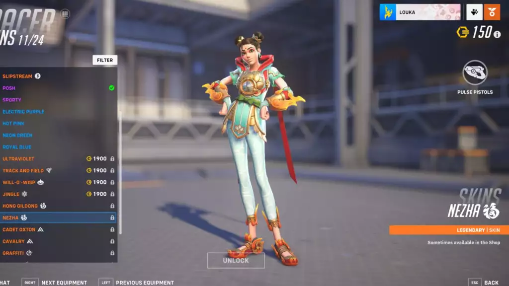 Lunar New Year Tracer Skin Overwatch