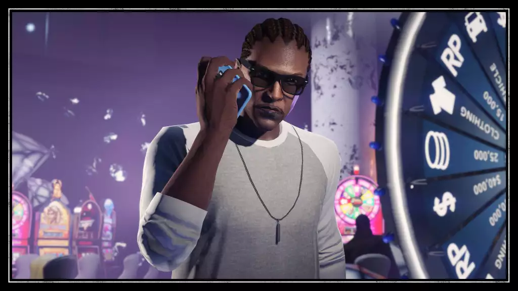 Mann am Telefon in GTA Online