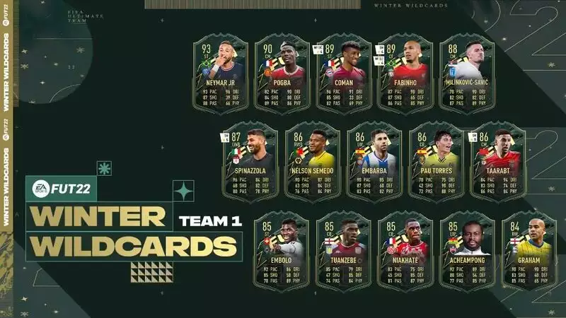 Startdatum der FIFA 23 Winter WildCards Funktionen Ähnlich wie beim Wildcards-Event des letzten Jahres