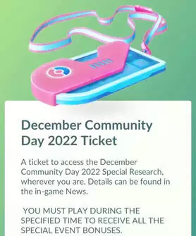 Pokemon Go Events Guide Community Day Dezember 2022 Sonderforschung Ticketkauf Ingame-Shop