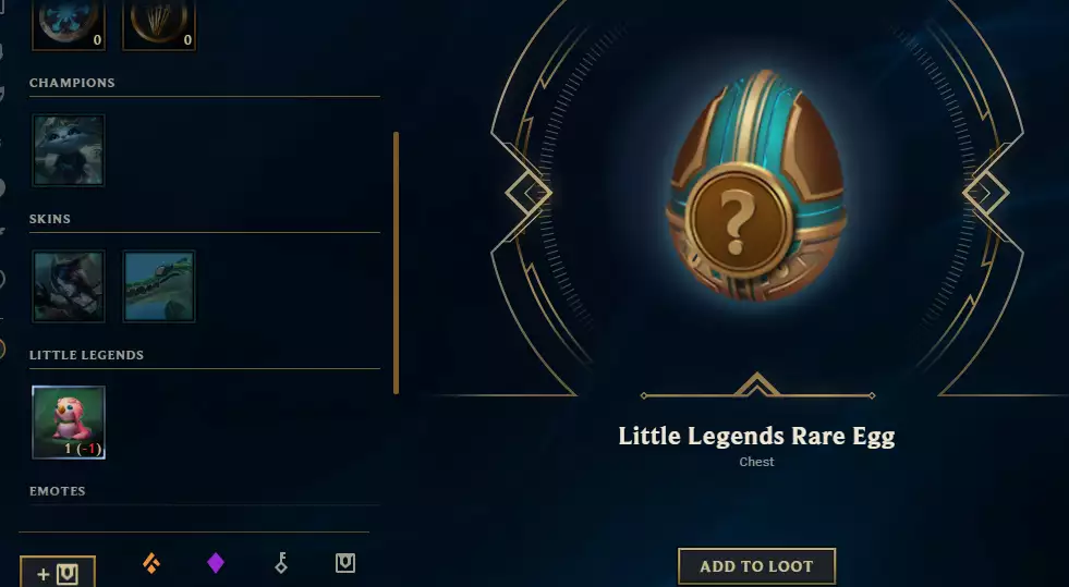 Little Legend Rare Egg Teamfight-Taktiken