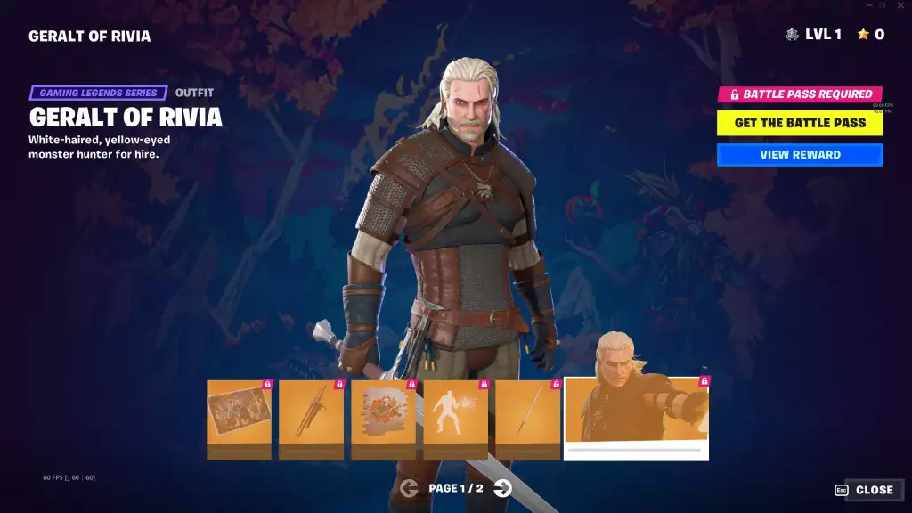 The Witcher Skin Outfit Fortnite, wie man Geralt of Rivia Cosmetics Chapter 4 Season 1 Battle Pass freischaltet