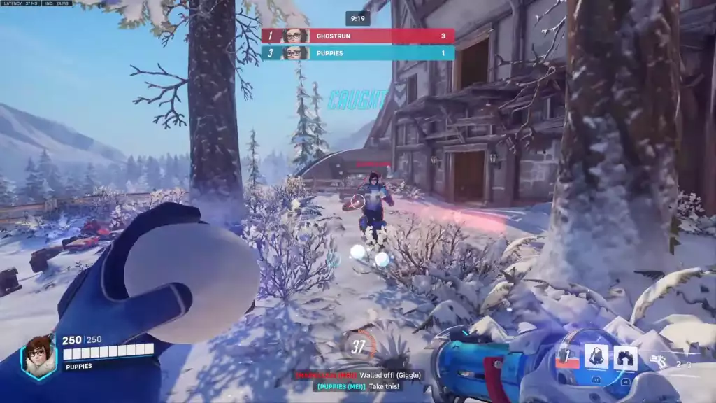 Im Schneeball-Deathmatch-Modus von Overwatch 2 können Sie Schneebälle fangen und auf die Gegner zurückwerfen.