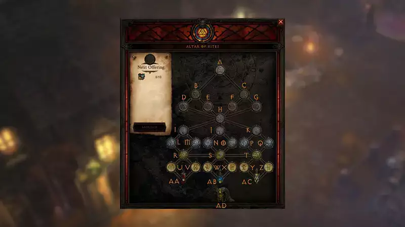 Diablo 3 Altar of Rites-Standort, wie man verwendet, wo man die legendären Siegel der Zaubertränke der Saison 28 findet