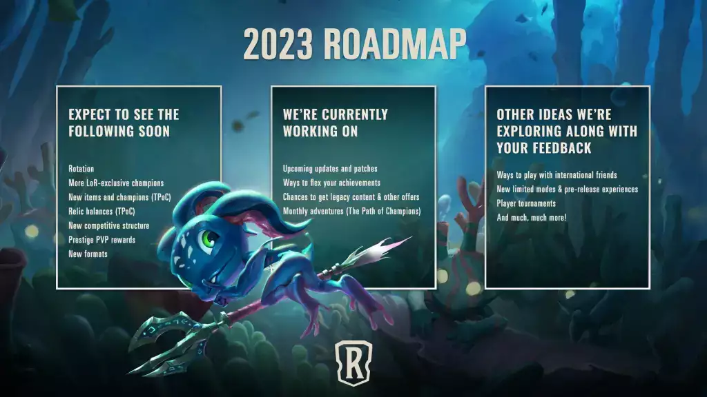 Legends of Runeterra 2023-Roadmap.