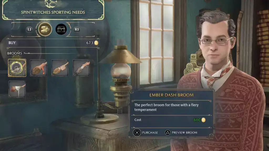 Besen in Hogwarts Legacy freischalten