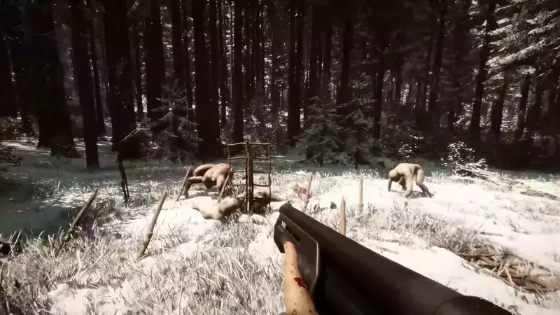 Sons Of The Forest Tipps für Anfänger, die Munition sparen