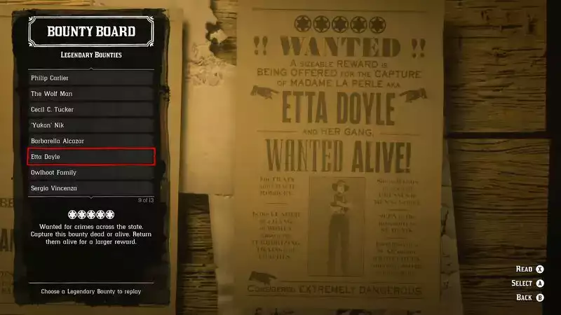 Legendäre Kopfgelder wiederholen Red Dead Online Zehn Kopfgelder mit einstündiger Abklingzeit