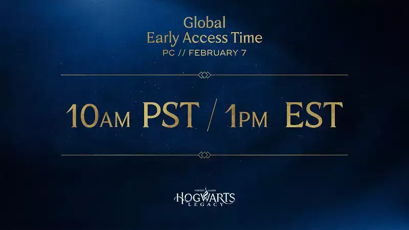 Hogwarts Legacy Early Access Time Region Veröffentlichungsdatum für Konsolen-PCs