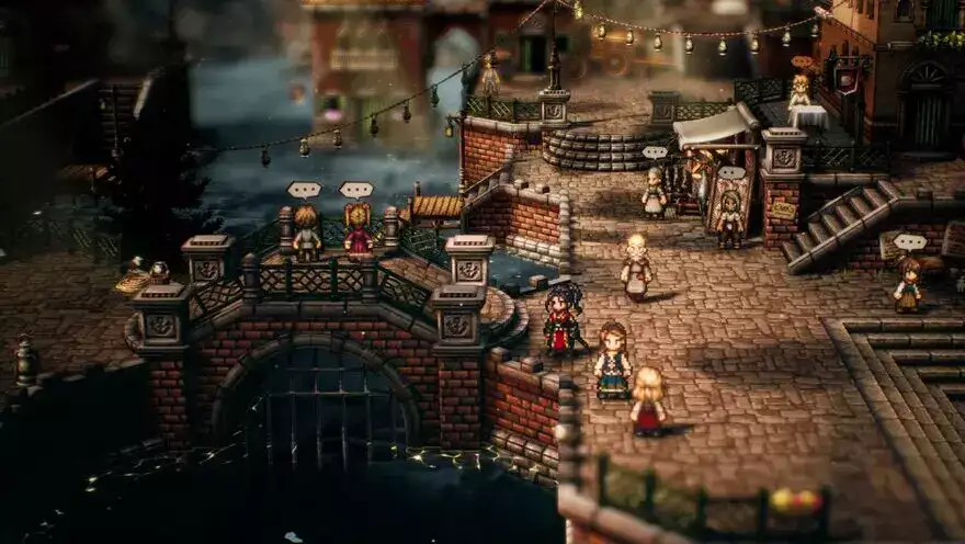 octopath traveler 2 geschichtenführer geschichtenlänge vervollständigungslänge wie lange man den vervollständigungstrophäenjäger besiegt