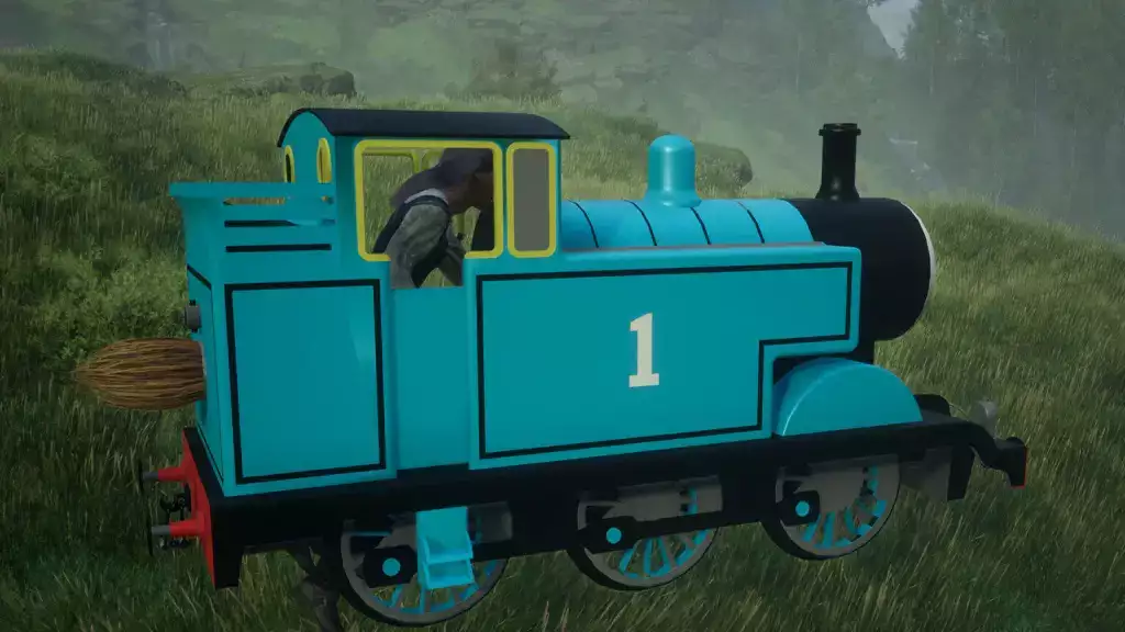 Hogwarts Legacy Mod Guide Thomas der Panzermotor Thomas Besen wie man die Seitenansicht installiert