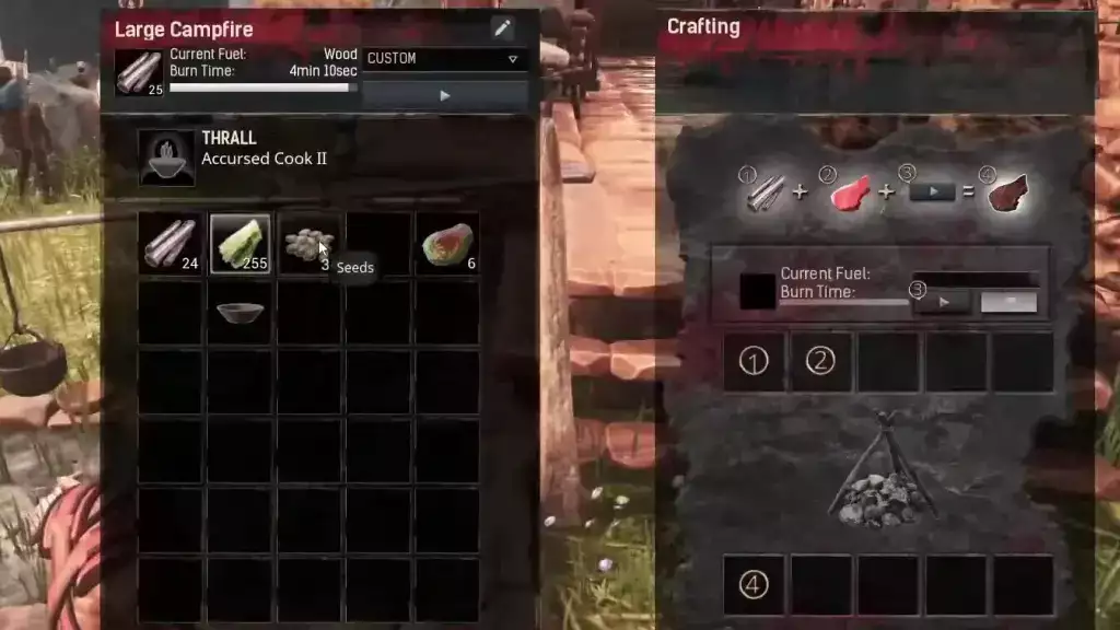 Conan Exiles Cooking Guide Brei Wie man Zutaten aus Pflanzenfasersamen herstellt