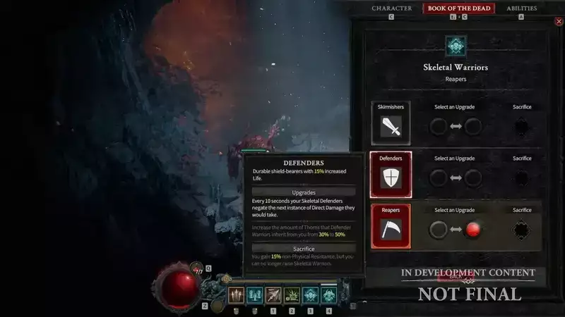 Diablo 4 Necromancer Book Of The Dead-Upgrades