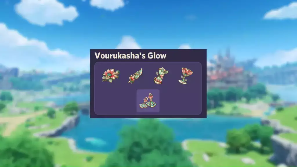 Vourukashas Glow-Artefakt spielt in Genshin Impact.