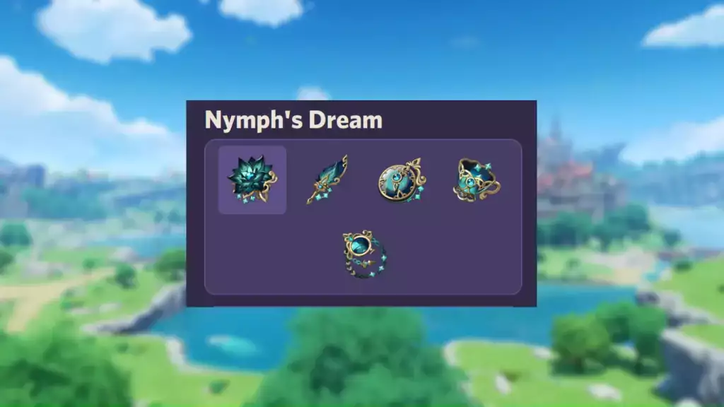 Nymph's Dream Artifact im Update Genshin Impact 3.6.