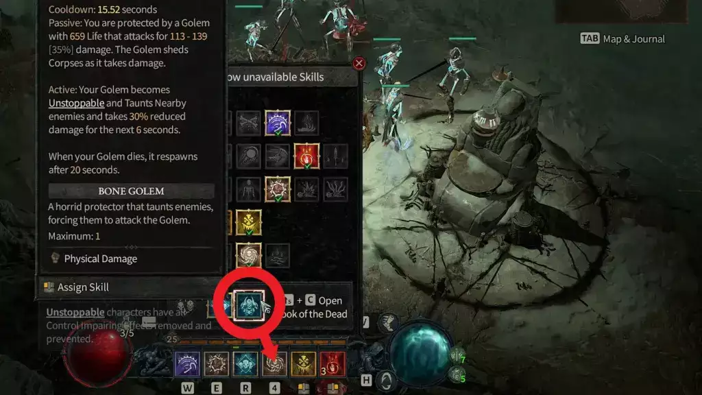 So beheben Sie, dass der Golem in Diablo 4 nicht spawnt