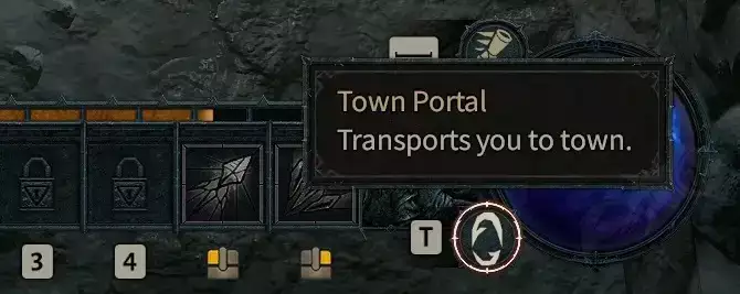 Diablo 4 Town Portal TP Verwenden Sie die Quest zum Freischalten fehlender Teile, um die Stadt zu verlassen