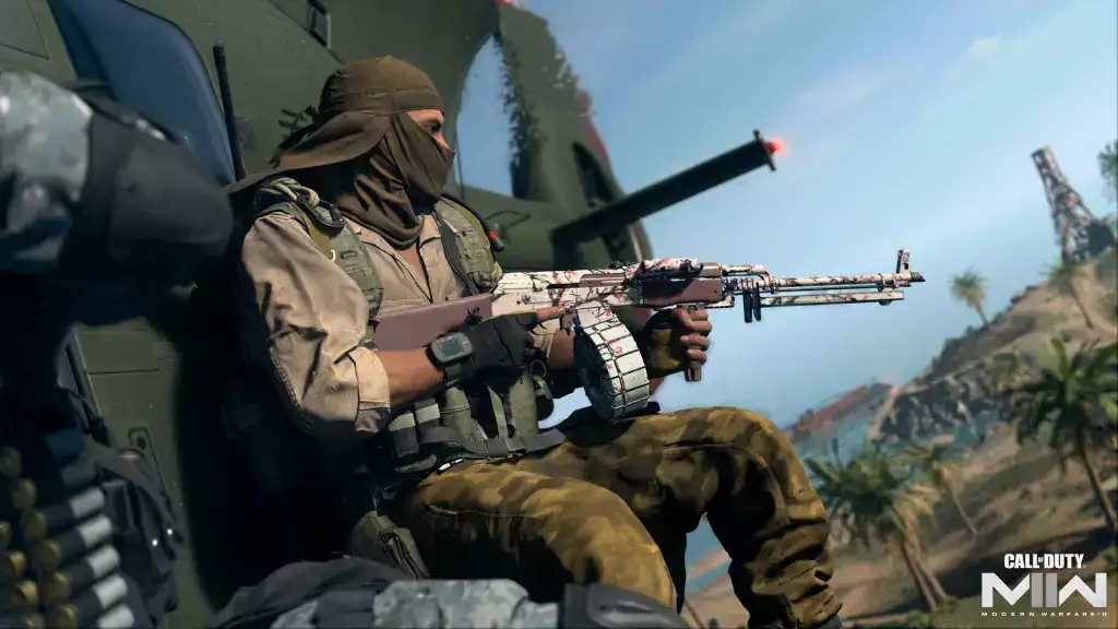 Winde der Ash-Camouflage in Modern Warfare 2.