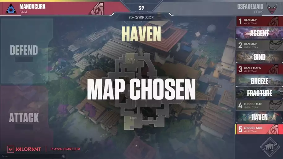 Map Pick-and-Ban-System wird in Premier enthalten sein.