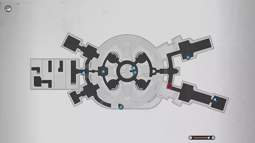 Zweite Zeichen des Fragmentum Beacon-Standorts in Honkai: Star Rail.  (Bild: HoYoverse)