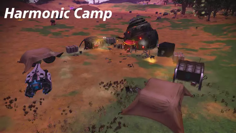 Harmonic Camp in No Man's Sky finden