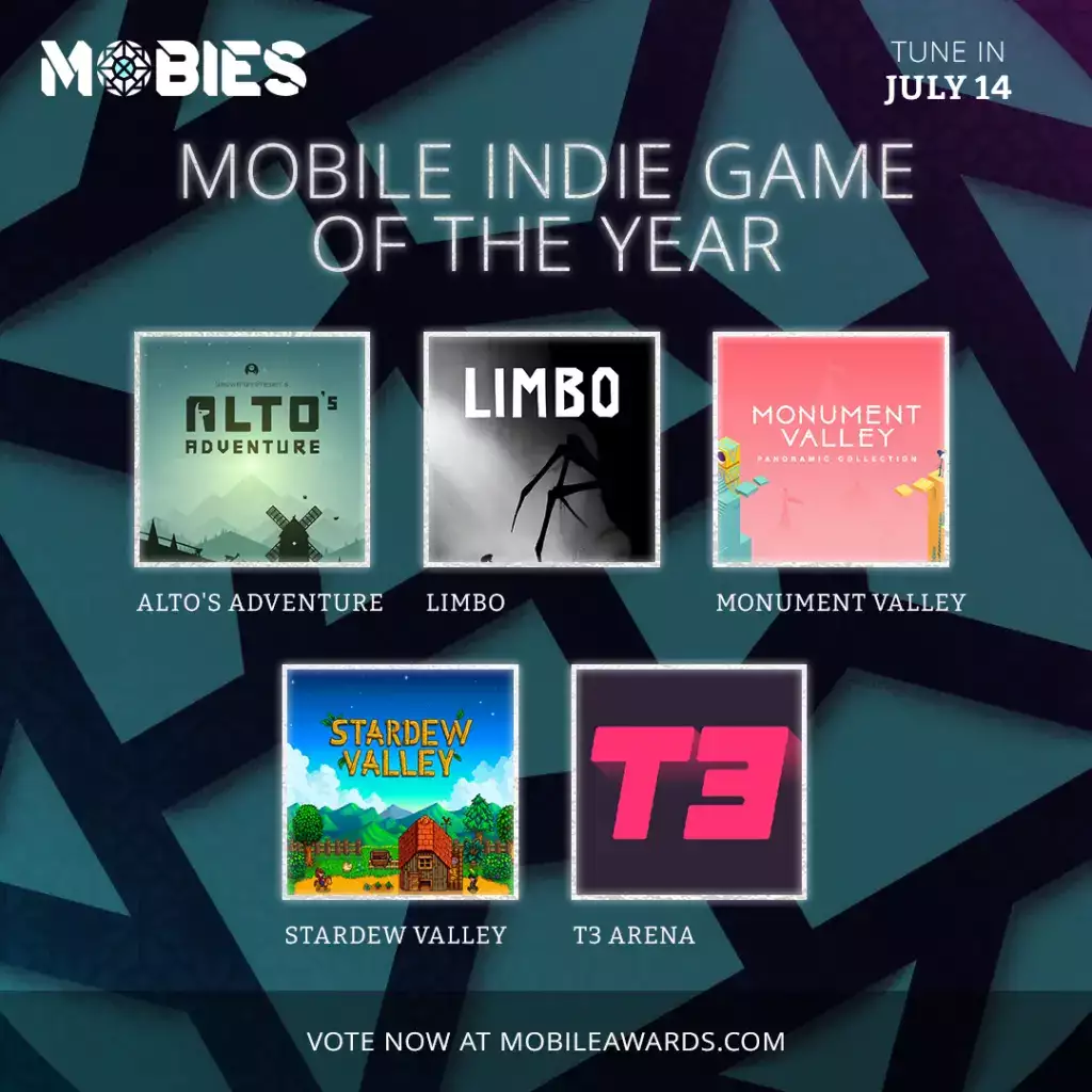 Mobies Mobile Indie-Spiel des Jahres