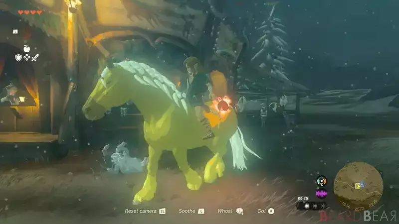 Zelda Tears Of The Kingdom Golden Horse Einmal gefunden und Besitz