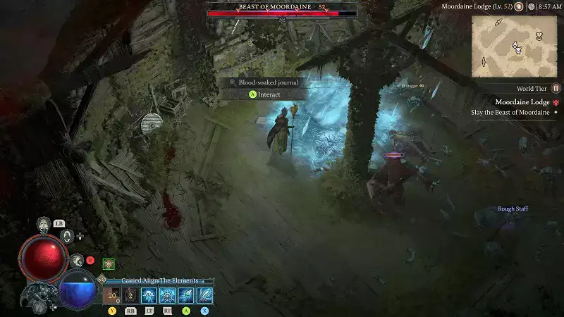 Diablo 4 Moordaine Lodge Stronghold-Standort, wie man den kompletten Boss-Guide abschließt Fionnir Beast Druid Belohnungen Altar von Lilith