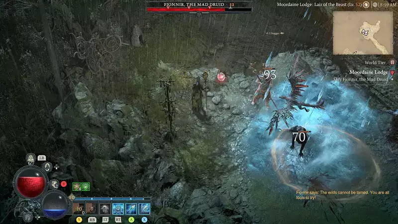 Diablo 4 Moordaine Lodge Stronghold-Standort, wie man den kompletten Boss-Guide abschließt Fionnir Beast Druid Belohnungen Altar von Lilith