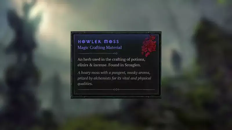 Diablo 4 Scosglen Map Guide Howler Moss Einzigartiges Material