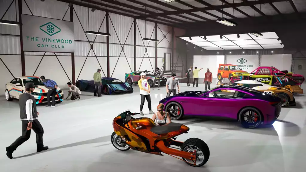 GTA Online Vinewood Car Club