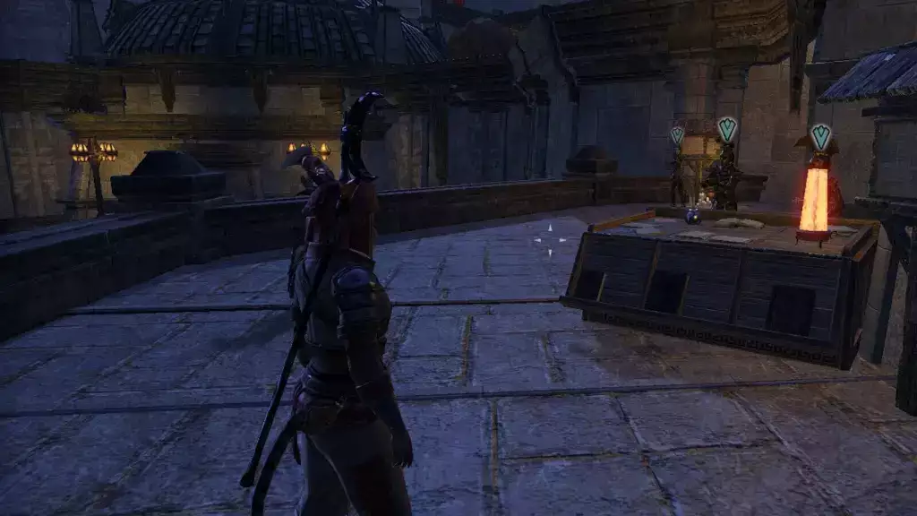 Elder Scrolls Online NPC Guide Ordinator Tilena, wo man den Necrom Trading Plaza im Spiel findet