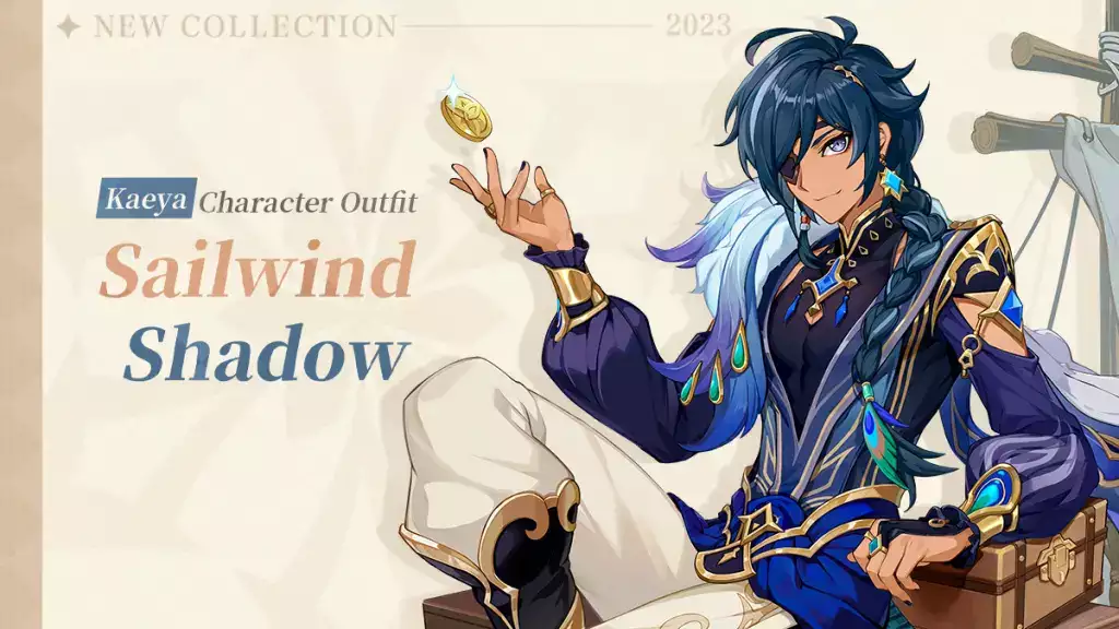 Kaeyas Outfit Sailwind Shadow in Genshin Impact.