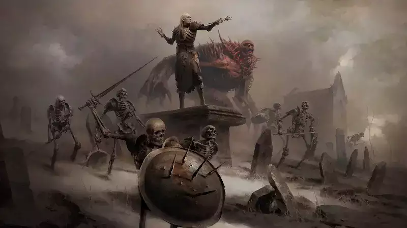 Diablo 4 Nekromant einzigartige Gegenstände heiliger Albtraum der Vorfahren Qual Weltstufe Schwierigkeiten