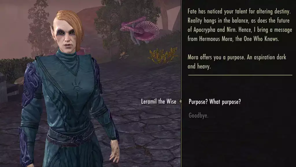 The Elder Scrolls Online Quest Guide Necrom Fates Proxy Leramil der Weise Necrom Outskirts Wayhrine