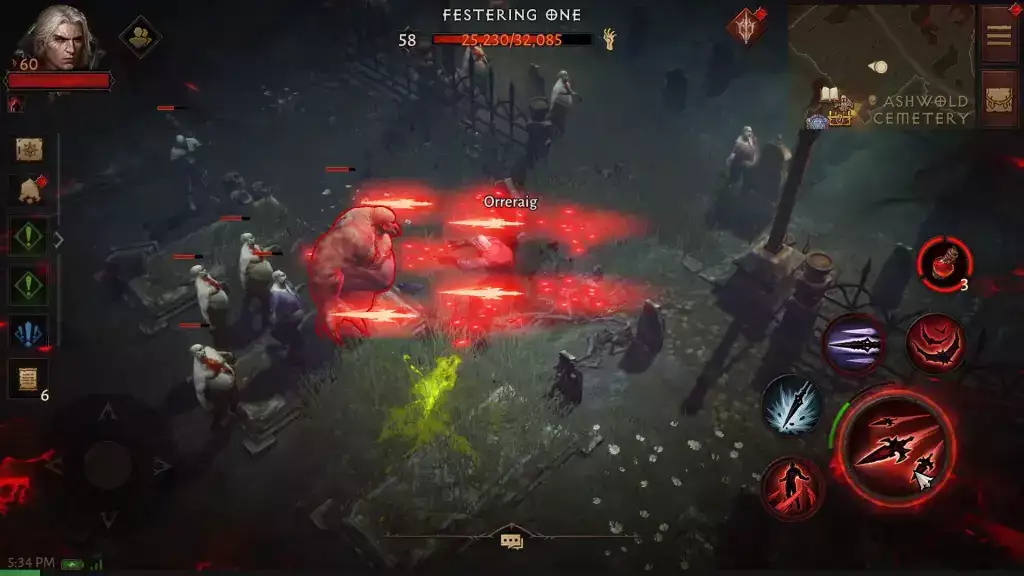 Diablo Immortal: Legendäre Gegenstände des Blutritters wirken Kräfte