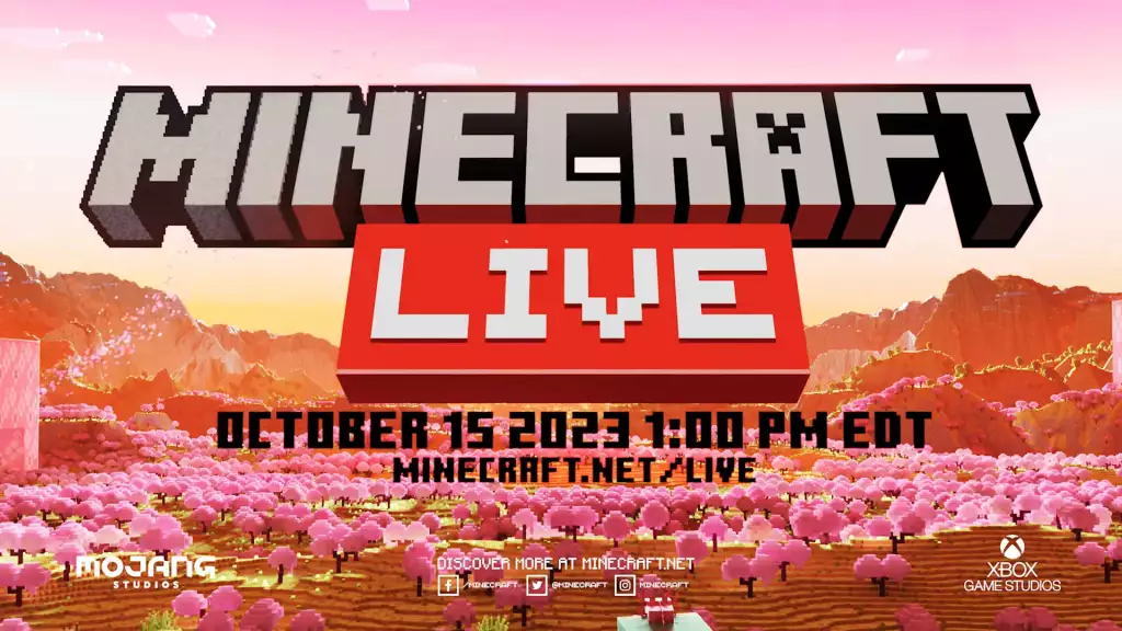 Minecraft Live 2023 Datum, Uhrzeit und Countdown.