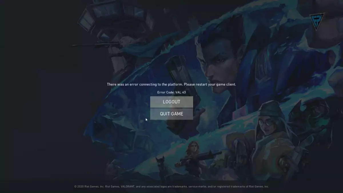 How To Fix Valorant Error 43: Valorant Servers Down?