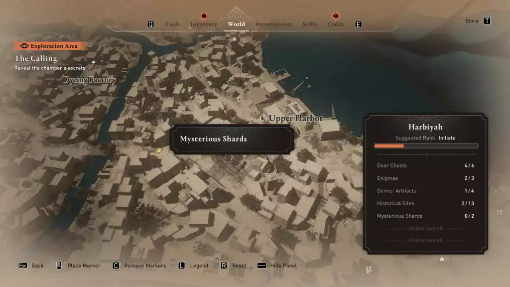 Assassin's Creed Mirage Mysterious Shard-Standort 1